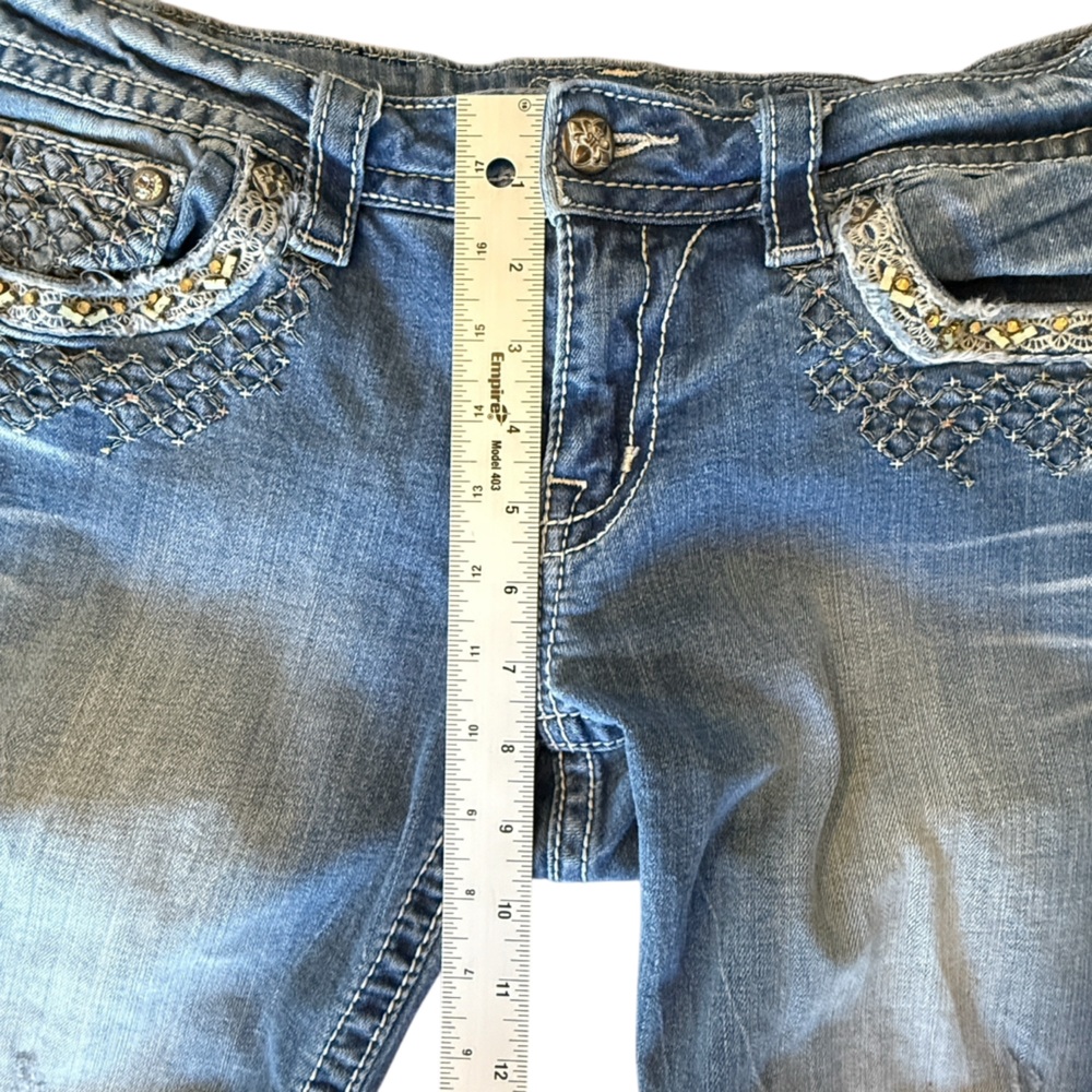 Miss Me Signature Cuffed Capri Jeans Size 30 - Picture 14 of 16